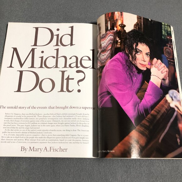 GQ Magazine "Was Michael Jackson Framed? October 1994 - Picture 6 of 7
